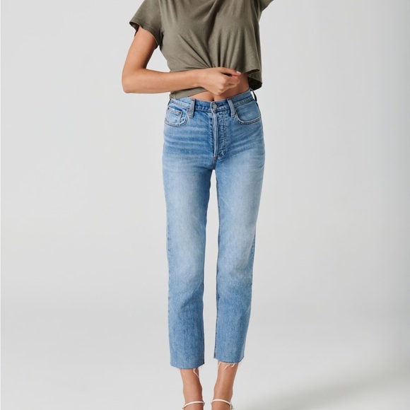 Denim Forum The Arlo High Rise Straight - Picture 1 of 4